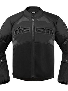 LG Black Mesh Performance Motorcycle Jacket with Logo